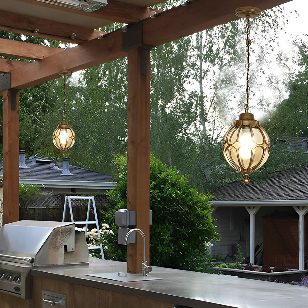 Ball American Style Outdoor Pendant Light Ha084368