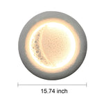 Lunar Halo Outdoor Wall Sconce — Waterproof LED Modern Light