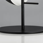 Novelty 2 Half Spheres Amber Glass Led Table Lamp