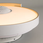 Modern 6 Speed Bladeless Ceiling Fan With Dimmable Led Light Round