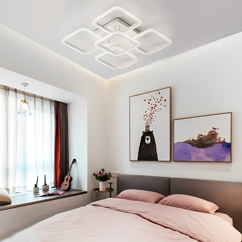 Square Modern Ceiling Light Ha091932