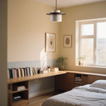 Modern Chic Travertine Pendant Light