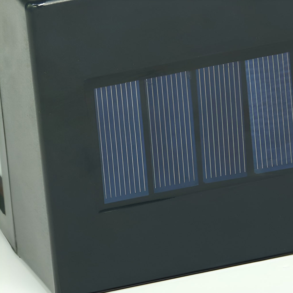 Rectangular Glass Led Solar Wall Lamp