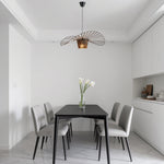 Modern Simple Fabric Hat Shape Pendant Light