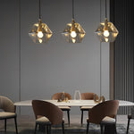 Glass Metal Nordic Kitchen Island Lighting Li002153