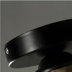 Nordic Corridor Glass Ceiling Light Fixture With Amber Smoky Shades