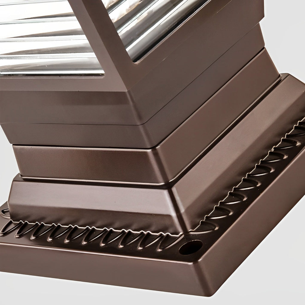 Retro Modern Solar Fence Post Light Ha092357