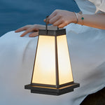 Square Portable Solar Outdoor Lantern Ha085030