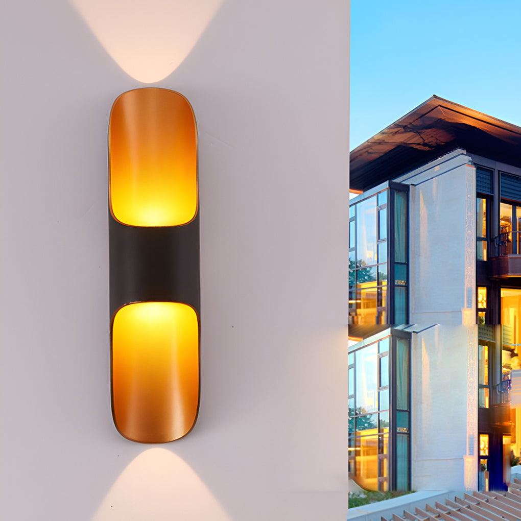 Up And Down Lights Led Modern Outdoor Wall Sconce 1