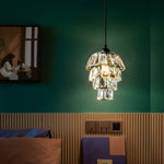1 Light Mini Crystal Small Pendant Light