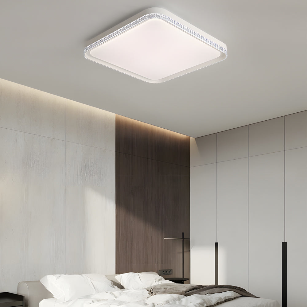 White Acrylic Led Flush Ceiling Lighting