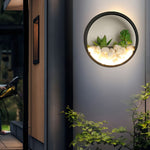 Round Simulation Landscape Outdoor Wall Lamp