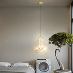 Round Creative Led Nordic Pendant Light Ha084561