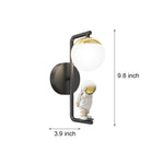 Cartoon Astronaut Decor Wall Lights Fixture Ha098346