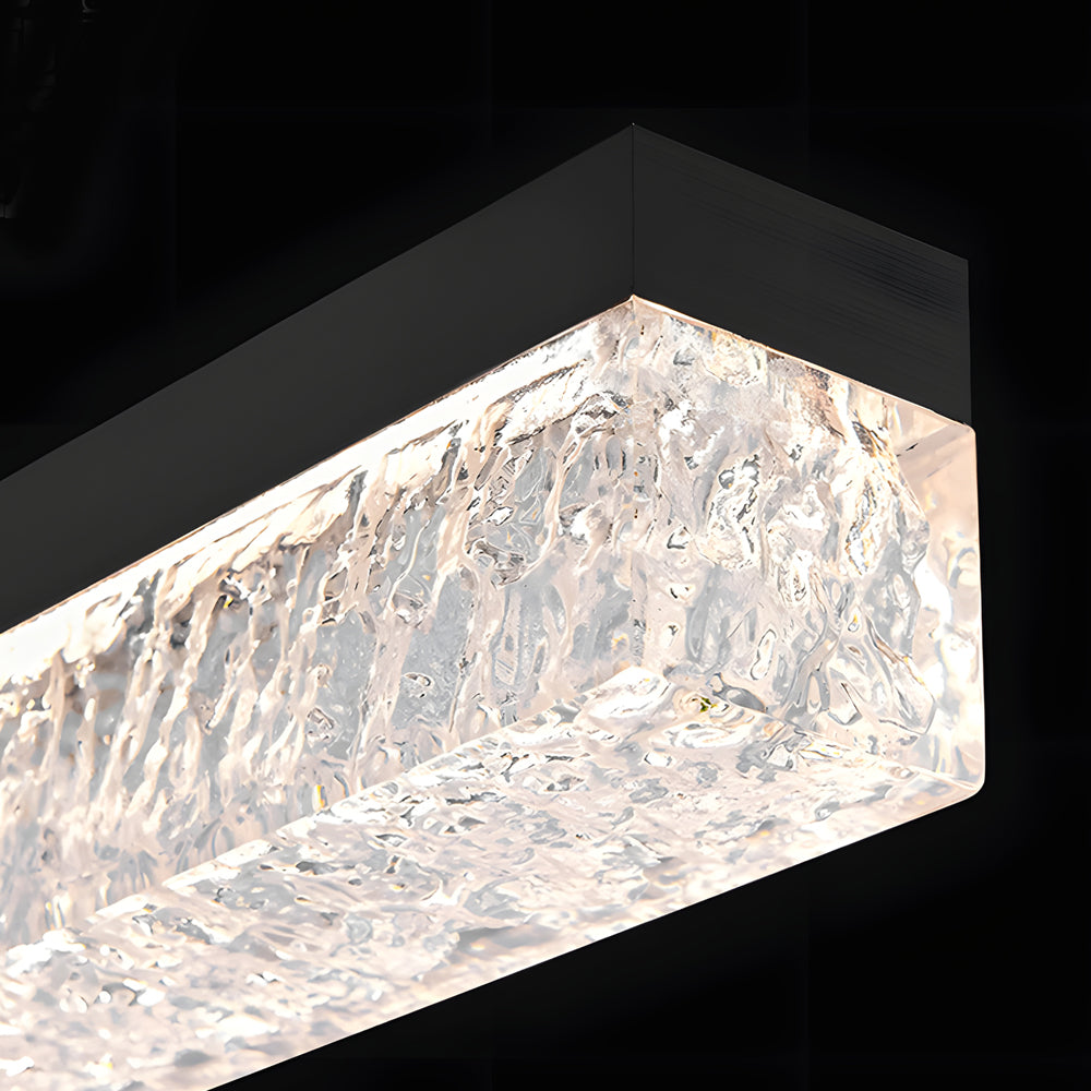47 24 1 Light Linear Led Dimmable Kitchen Island Pendant Black Bronze