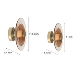 Double Layer Round Nordic Wall Light Ha098900