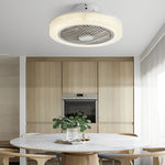 Round Modern Bladeless Ceiling Fans Lights Li002234