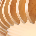 Wood Round Nordic Bedroom Ceiling Light Li002619