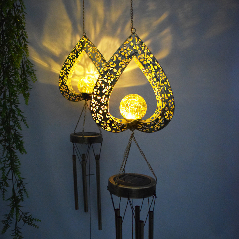 Iron Waterproof Hanging Solar Pendant Light Li002670