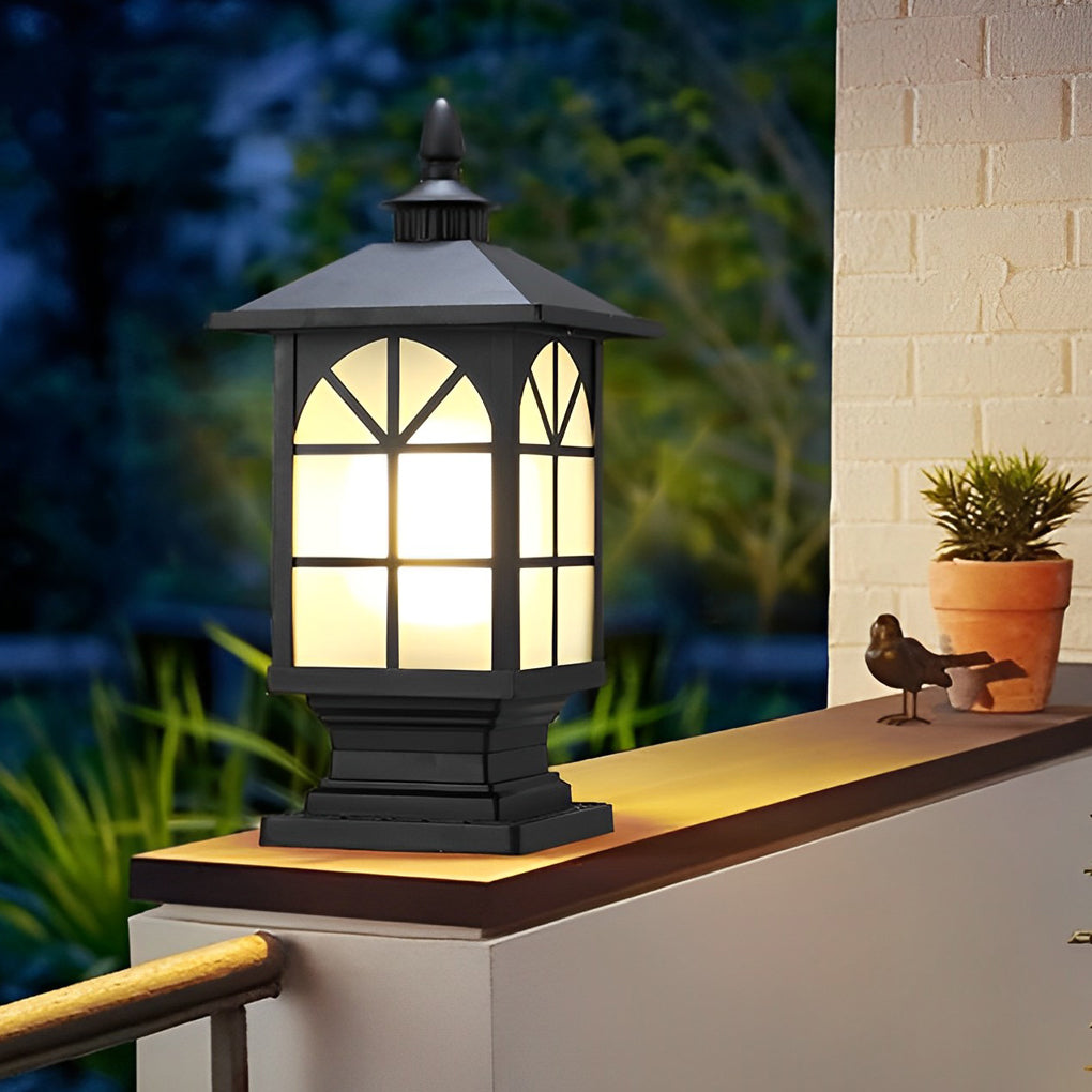 Retro Outdoor Fence Post Lights Ha076240