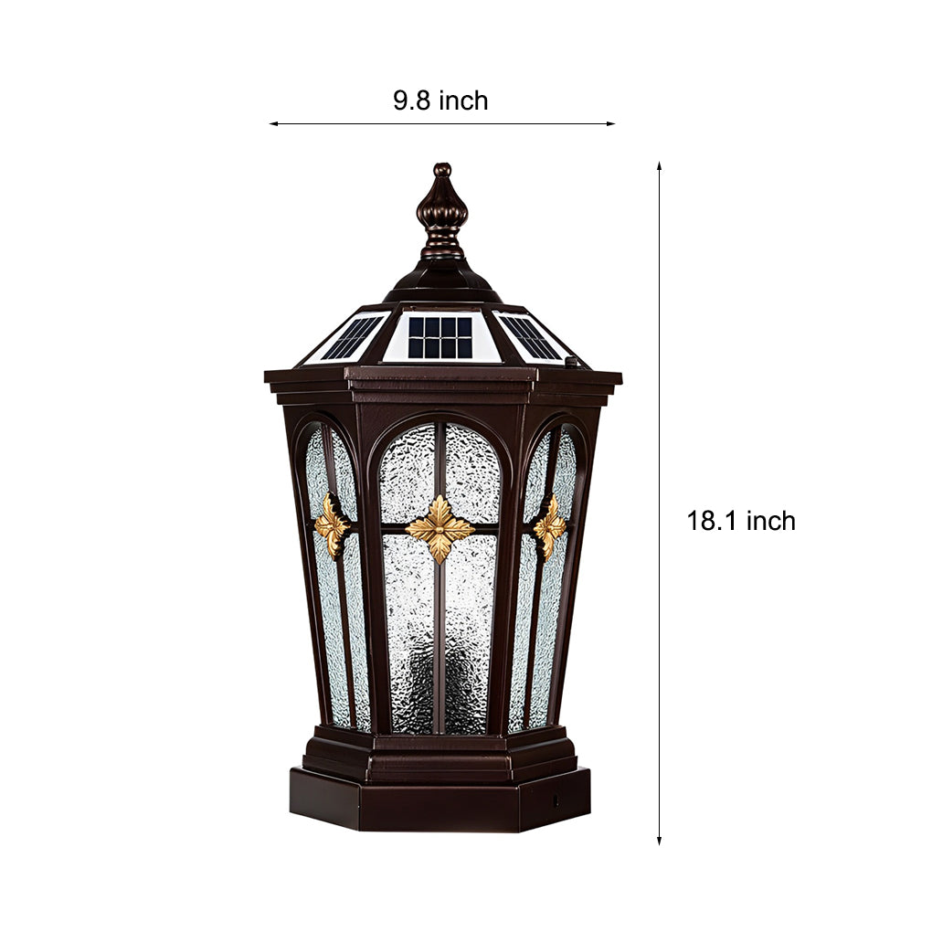 Waterproof Led Solar Post Light Ha093245