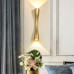 Electroplated Metal Led Up And Down Lights