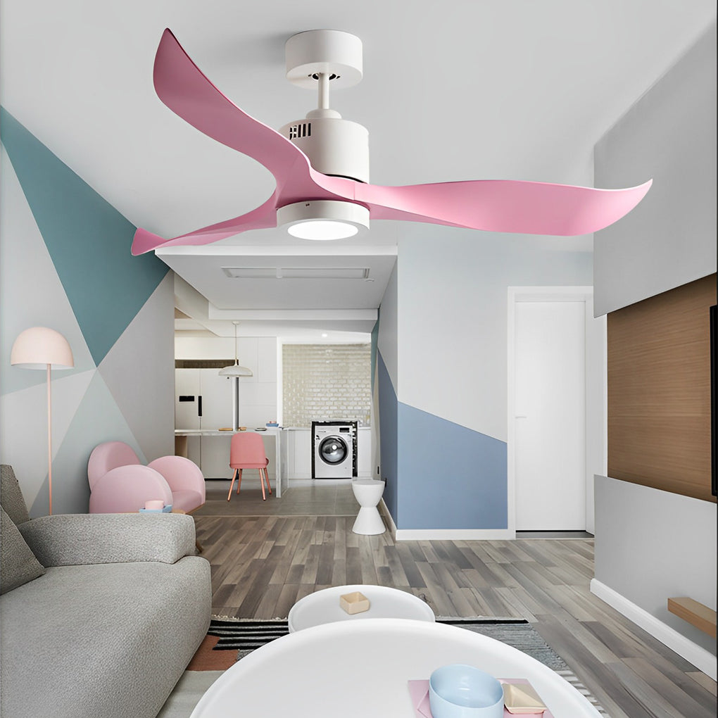 3 Blades Led Nordic Ceiling Fans Ha088144