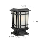 Outdoor Solar Fence Post Light Ha092775