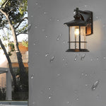Retro Black American Garden Wall Lamp Ha076234