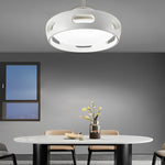 Round Smart Mute Bladeless Ceiling Fan Ha083514