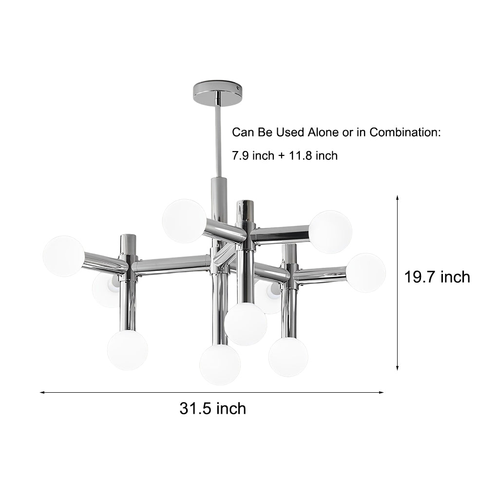 10 Lights Modern Chandelier Ha097812