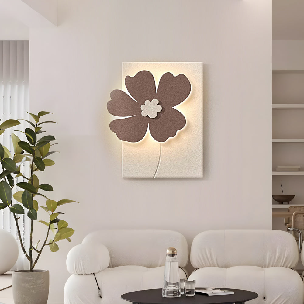 Flowers Three Dimensional Sandstone Painting Usb Remote Decorative Painting