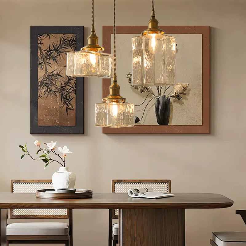 Modern Retro Glass Pendant Lamp