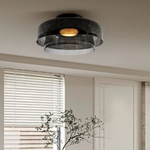 Iwhd 6W Amber Glass Led Pendant Lights Fixtures Home Decor Bedroom Living Dining Room Nordic Modern Hanging Lamp Lamparas