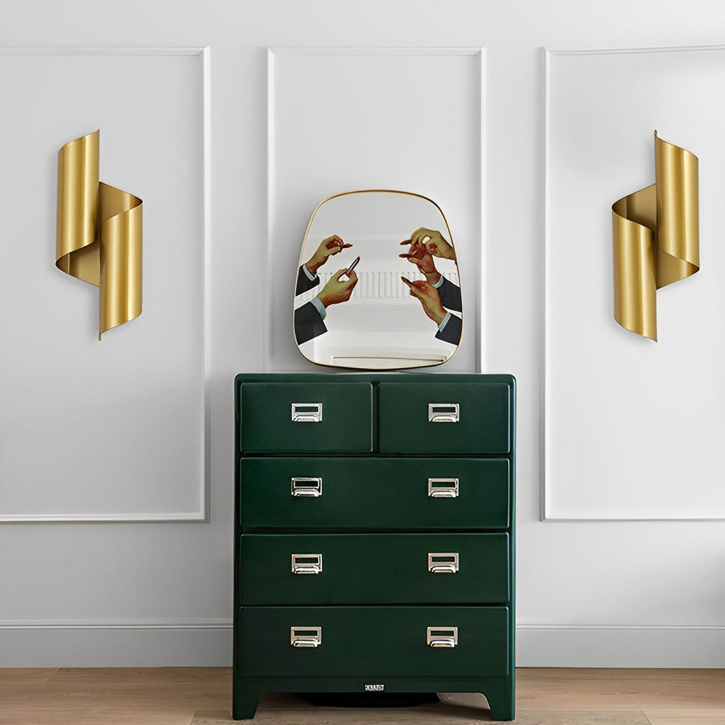 2Pcs Symmetrical Wall Light Fixture Ha084461