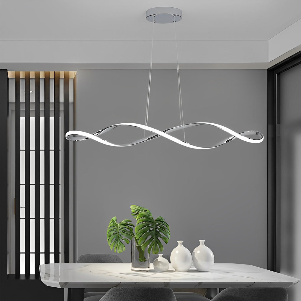 Creative Waves Electroplating Modern Chandelier Li002169