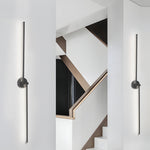 1 Pc Black Modern Rotatable Linear Led Wall Light Sconces