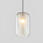 Double Glass Lampshade Pendant Light Ha088341