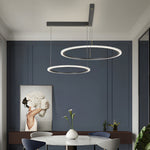 2 3 Circles Rings Three Step Dimming Minimalist Modern Ceiling Light Fixture