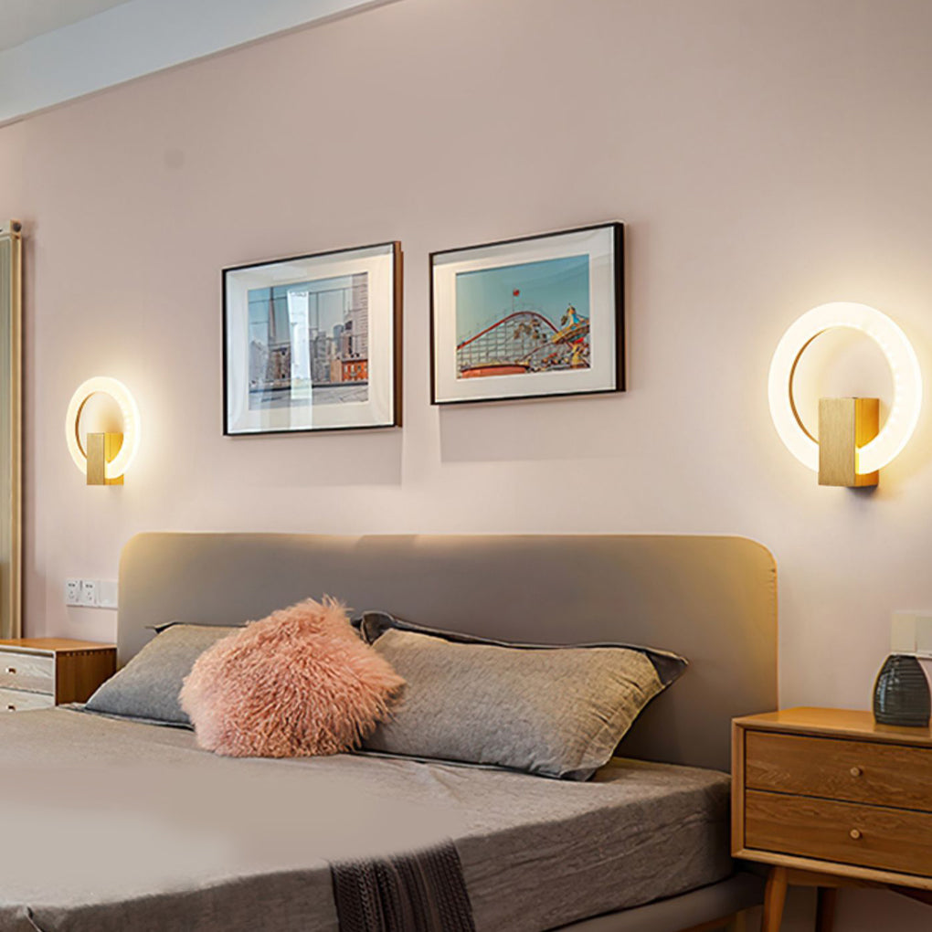 Circle Dimmable Led Wall Sconce