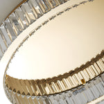 Round Crystal Stepless Dimming Led Luxury Post Modern Ceiling Light Fixture