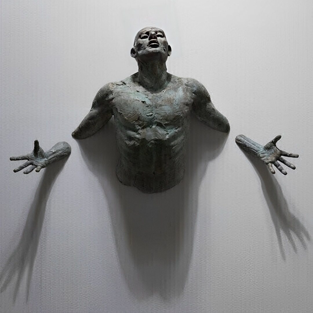 Dynamic Human Sculpture Collection – Contemporary Figurative Lighting Art