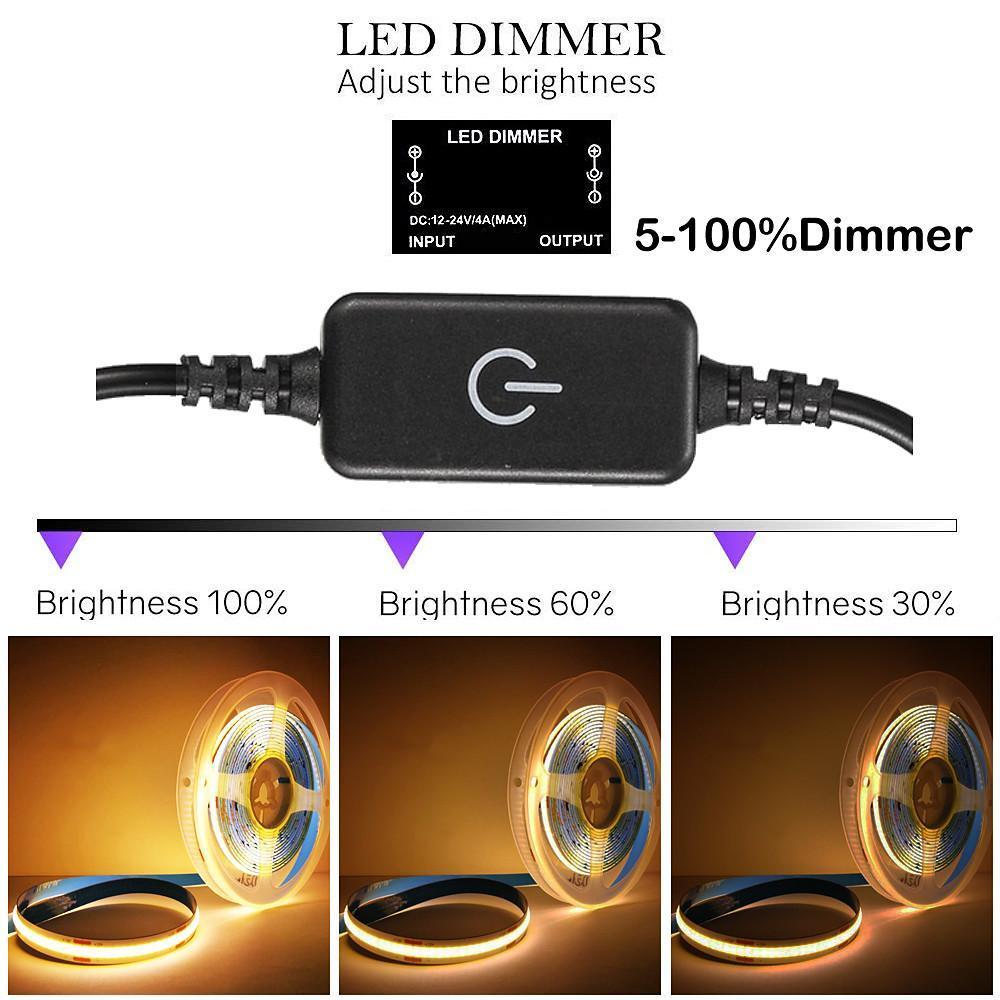Cob Chip On Board Led Strip Lights