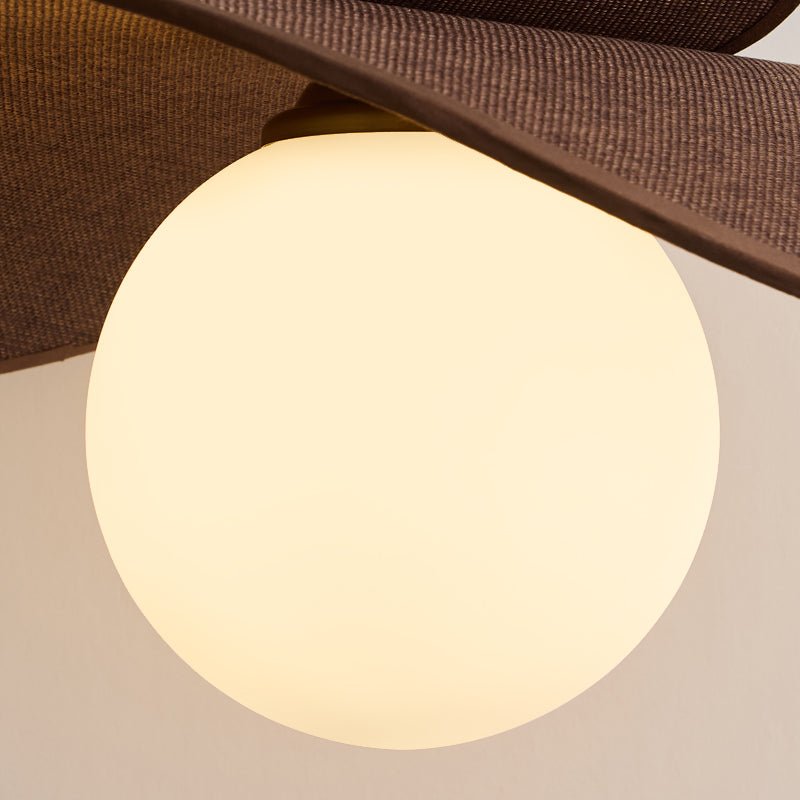 Aera Raffia Pendant Light – Natural Texture Modern Glass Pendant Lamp