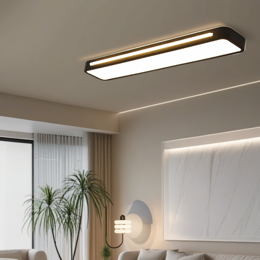 Sleek Nordic Long Led Ceiling Light