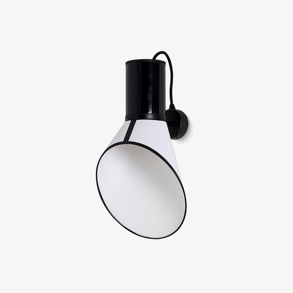 Sketch Line Wall Sconce – Minimalist Designer Wall Light in Black & White