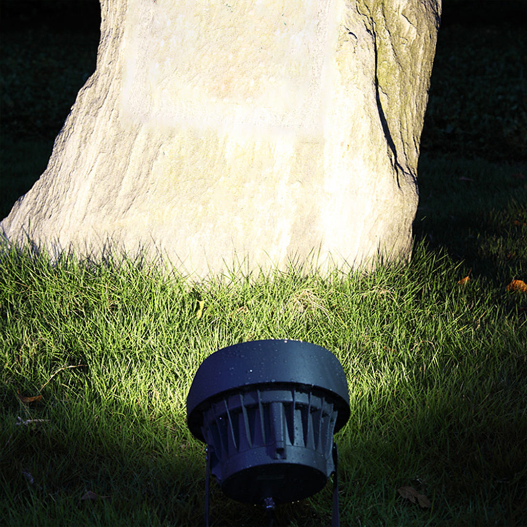 Modern Minimalist Outdoor LED Spotlight with Adjustable Head, IP65 Waterproof