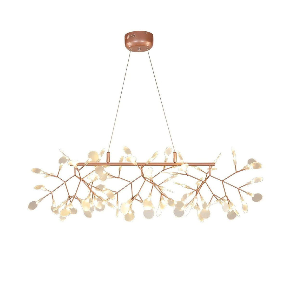 Firefly Linear LED Chandelier – Modern Acrylic Pendant Light for Dining & Living Spaces