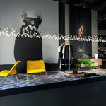 Firefly Linear LED Chandelier – Modern Acrylic Pendant Light for Dining & Living Spaces