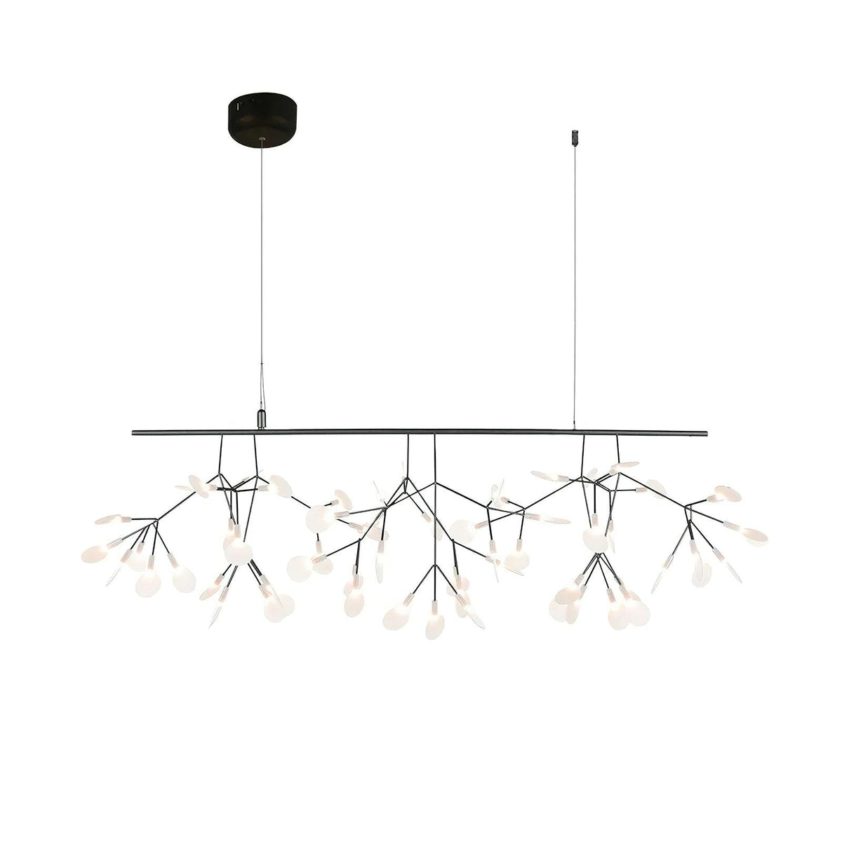 Firefly Linear LED Chandelier – Modern Acrylic Pendant Light for Dining & Living Spaces